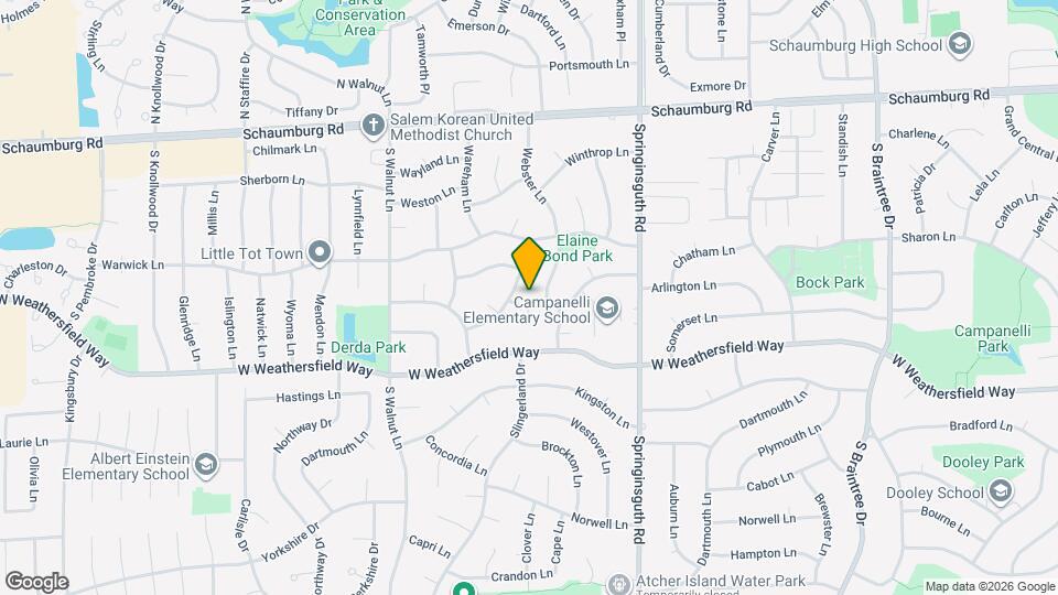 1730 Winchester Ln Map and Location Details