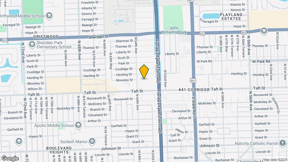 6378 Moseley St Map and Location Details