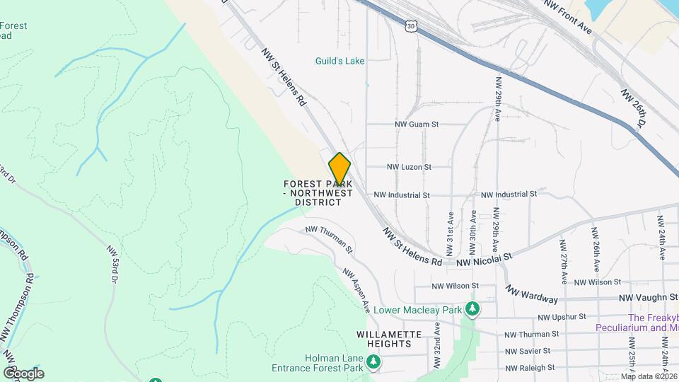 2635 NW Sussex Ave, Unit 2635 NW Sussex Avenue Map and Location Details