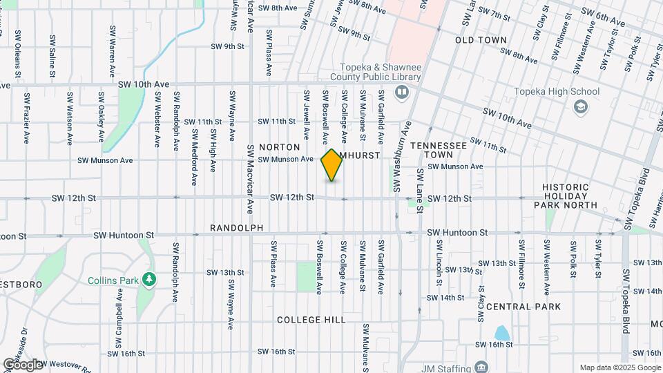 1184 SW Boswell Ave Map and Location Details
