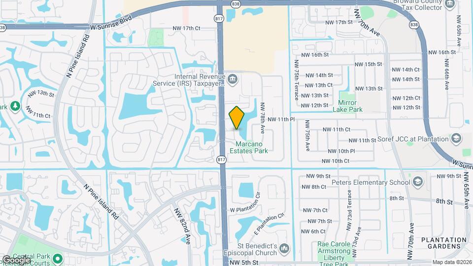 1114 NW 79th Dr Map and Location Details