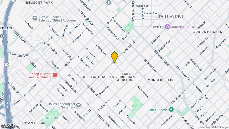 4638 Live Oak St Mapa y Detalles de la Ubicación