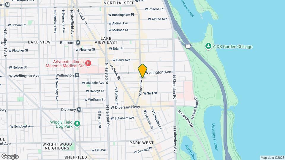 2921 N Broadway St, Unit 602-3 Map and Location Details