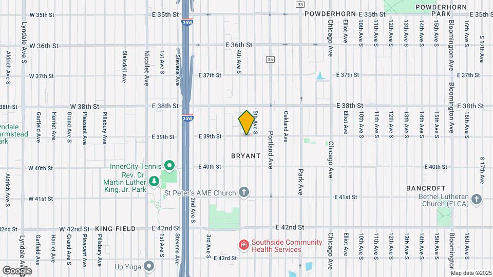 409 E 39th St Map and Location Details