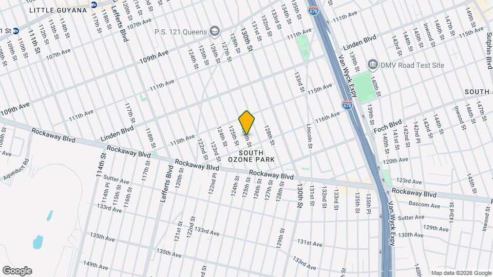 115-42 126th St Map and Location Details