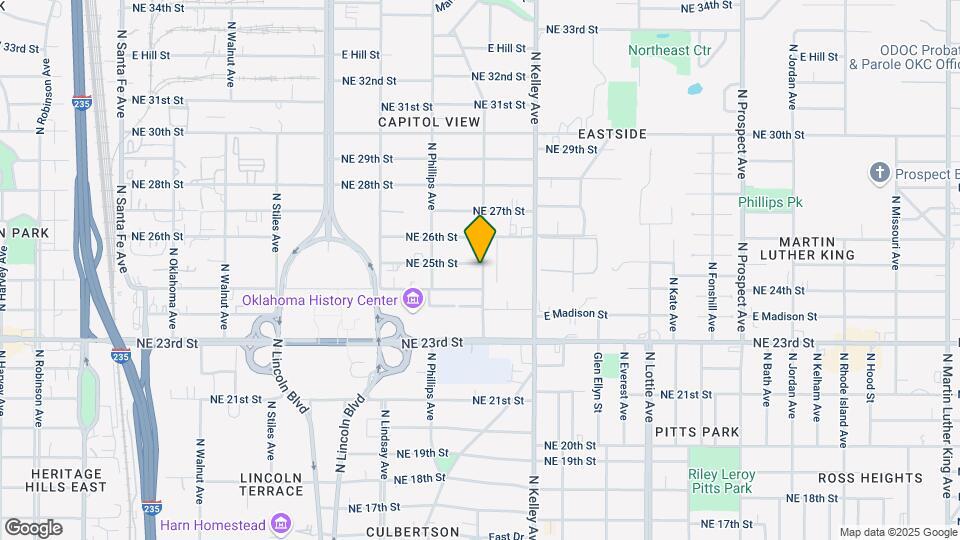 836 NE 25th St Map and Location Details