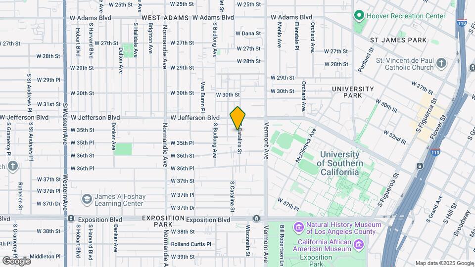 3437 S Catalina St Map and Location Details