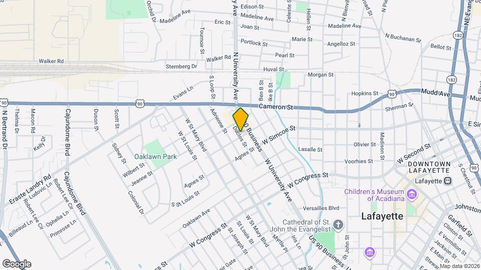 406 Silkwood St, Unit D Map and Location Details