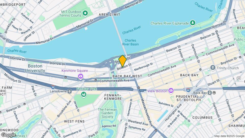521 Beacon St, Unit 4 Map and Location Details