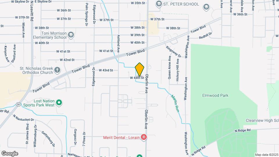 1203 W 44th St Map and Location Details