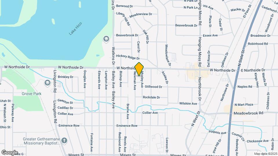 3811 Mosley Ave Mapa y Detalles de la Ubicación