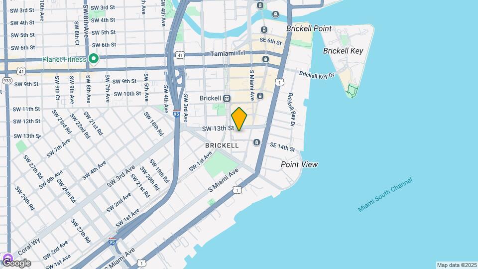 60 SW 13th St, Unit 1805 Mapa y Detalles de la Ubicación