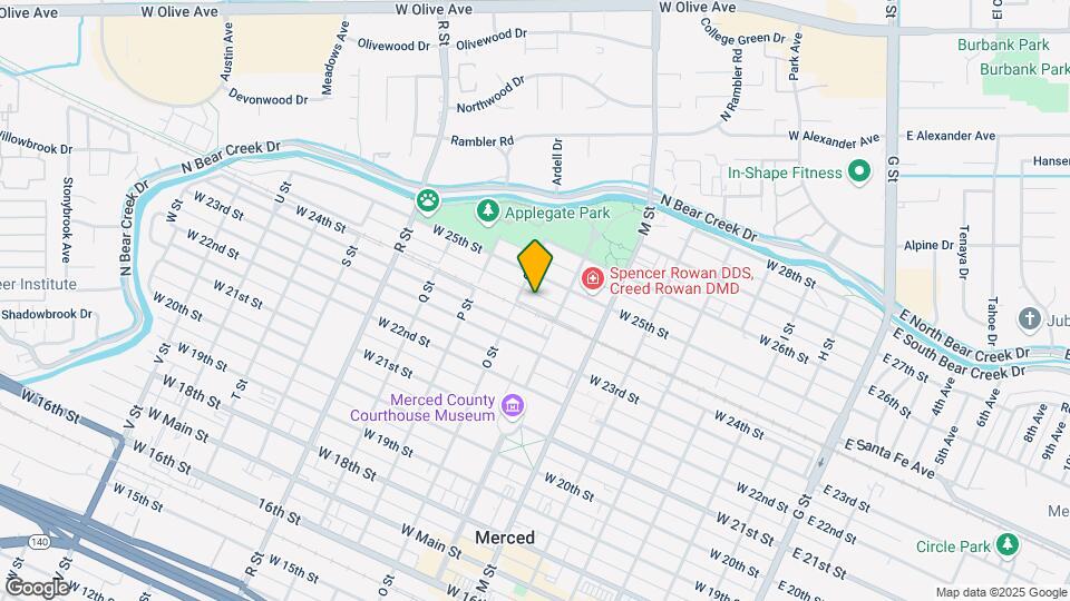 731-745 W Santa Fe Ave Mapa y Detalles de la Ubicación