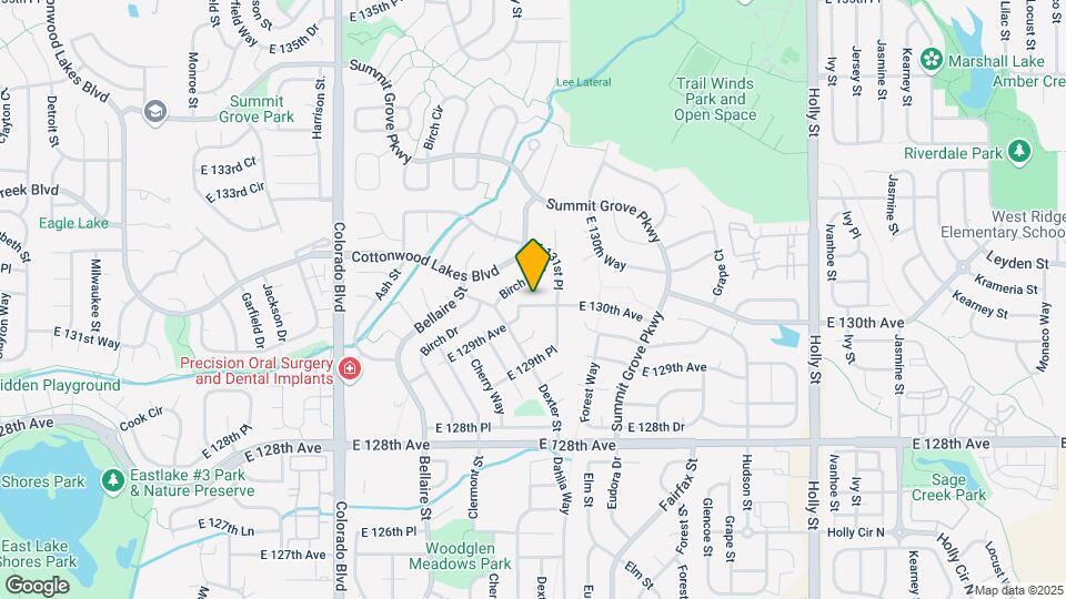 4741 E 130th Ave Map and Location Details