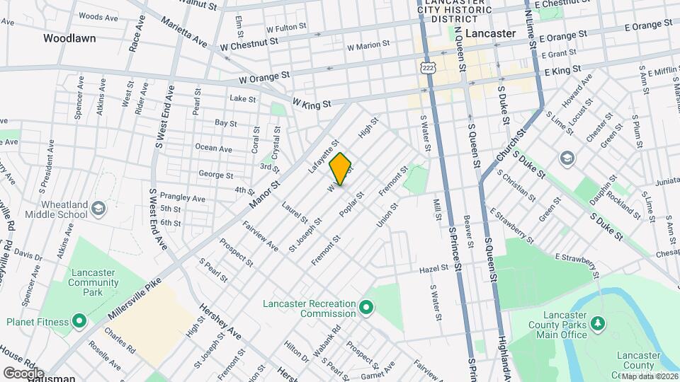 609 St Joseph St Map and Location Details