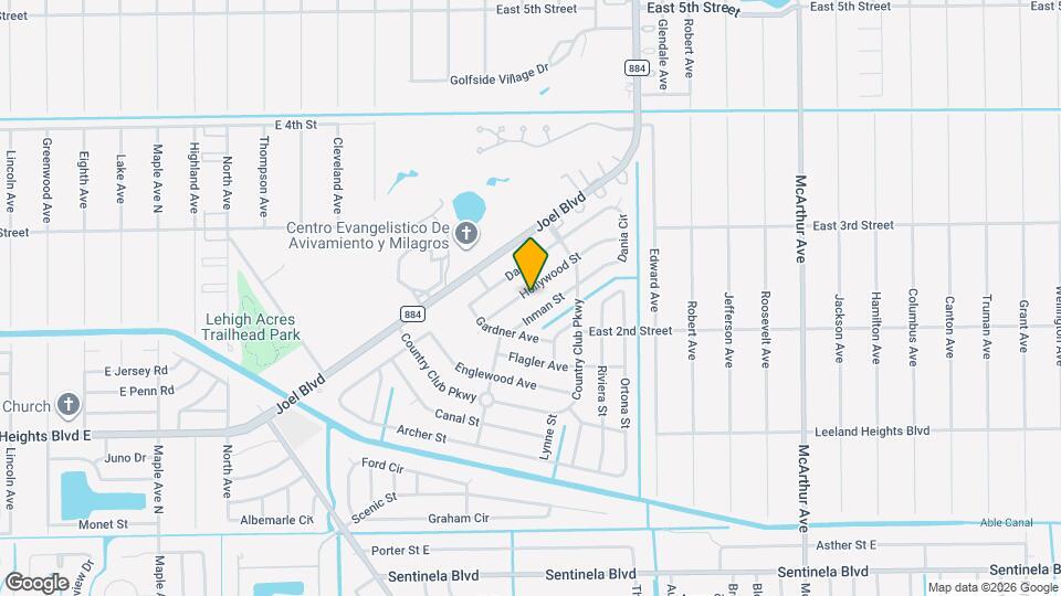 312 Hollywood St Mapa y Detalles de la Ubicación