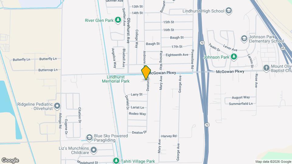 4218 Deaton Dr Map and Location Details