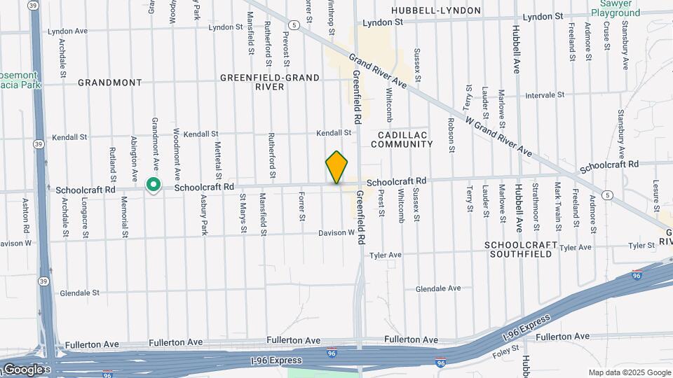 15601 Schoolcraft Rd Map and Location Details