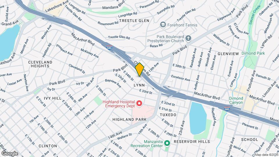 1285 MacArthur Blvd Map and Location Details