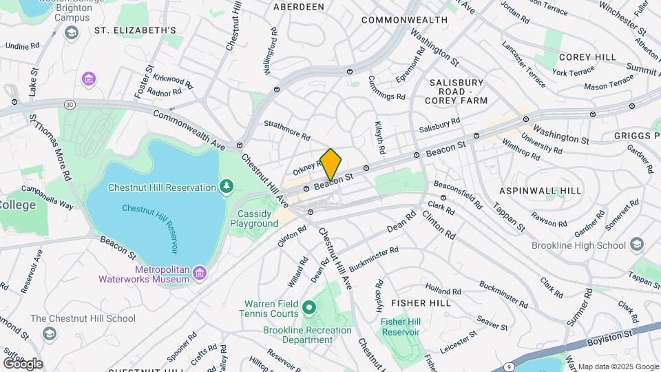 1895 Beacon St, Unit 4 Map and Location Details