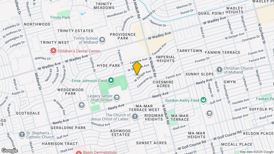 3320 W Dengar Ave Map and Location Details