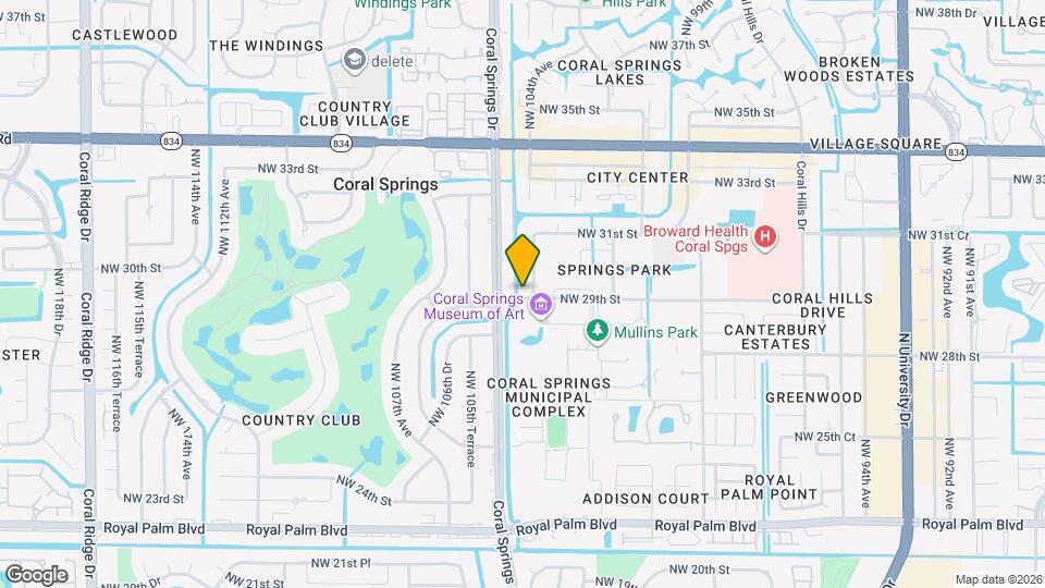 10369 NW 29th St Map and Location Details
