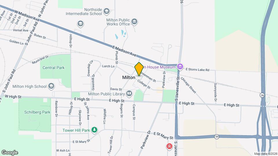 426 College St Map and Location Details