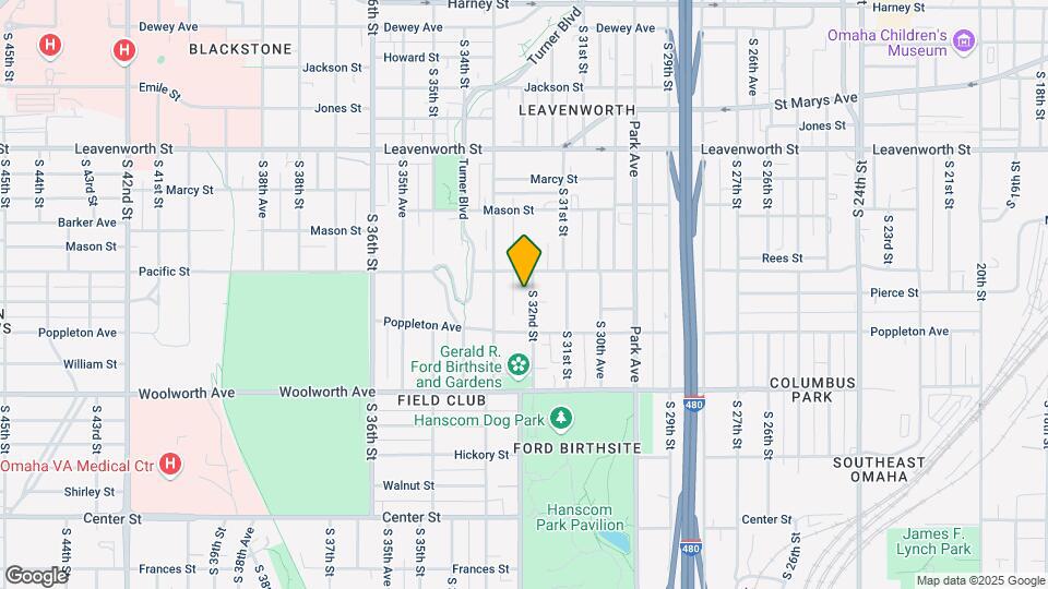 1118 S 32nd St Map and Location Details