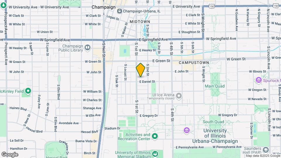 106 E Daniel St Map and Location Details