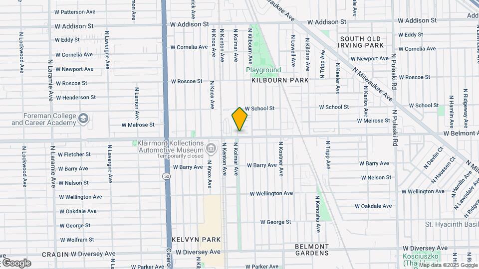 4524 W Belmont Ave Map and Location Details