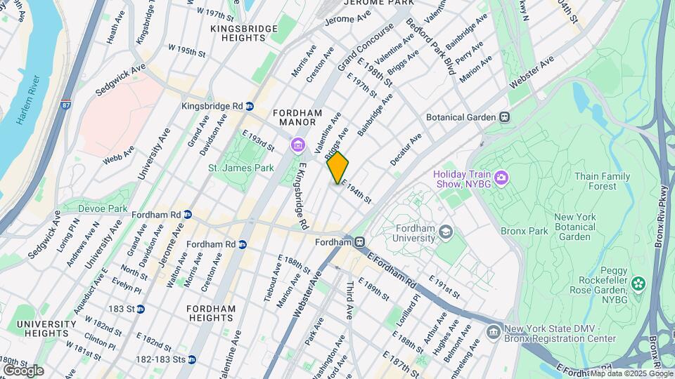 311 E 193rd St Map and Location Details