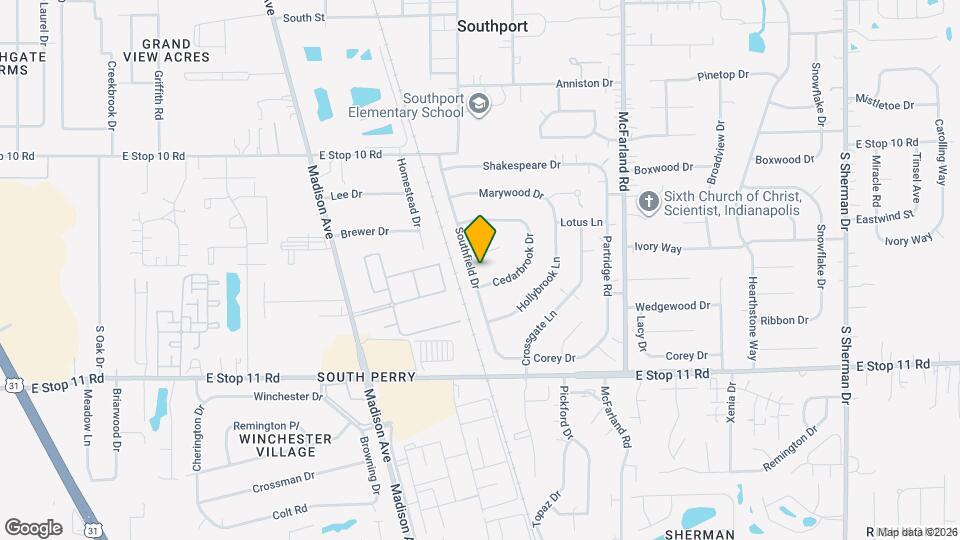 7737 Southfield Dr Map and Location Details