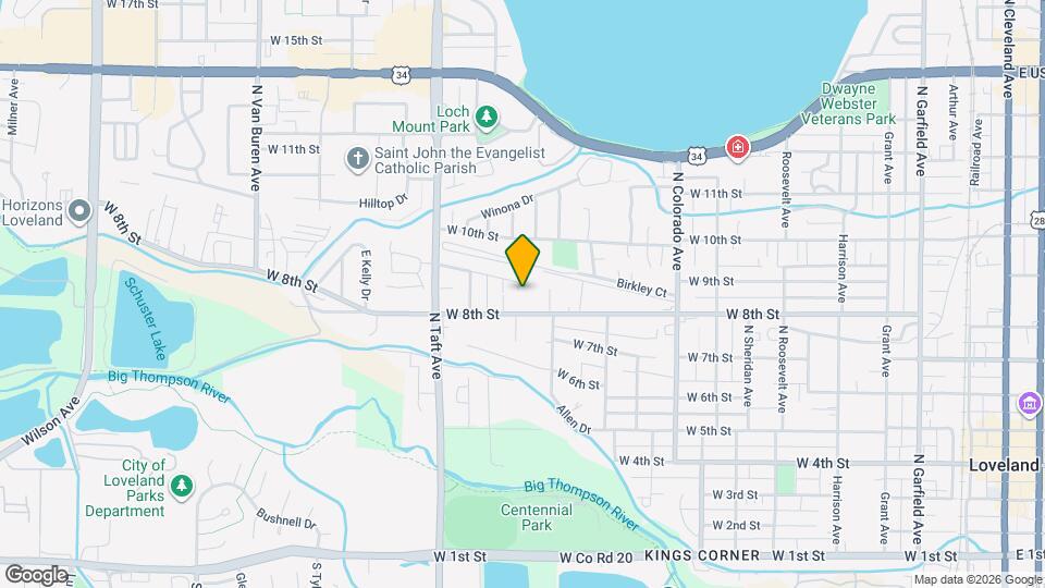 1110 Gard Pl Map and Location Details