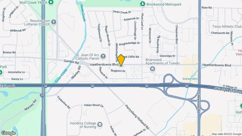 5804 Staghorn Dr Map and Location Details
