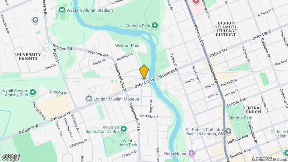 11 Oxford St W Map and Location Details