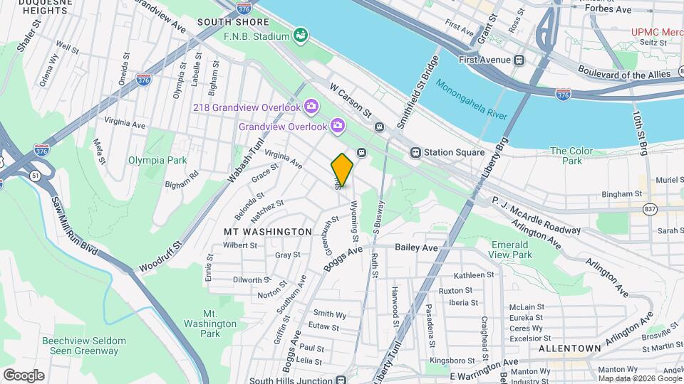 17 Pittsburgh, Unit 1 Map and Location Details