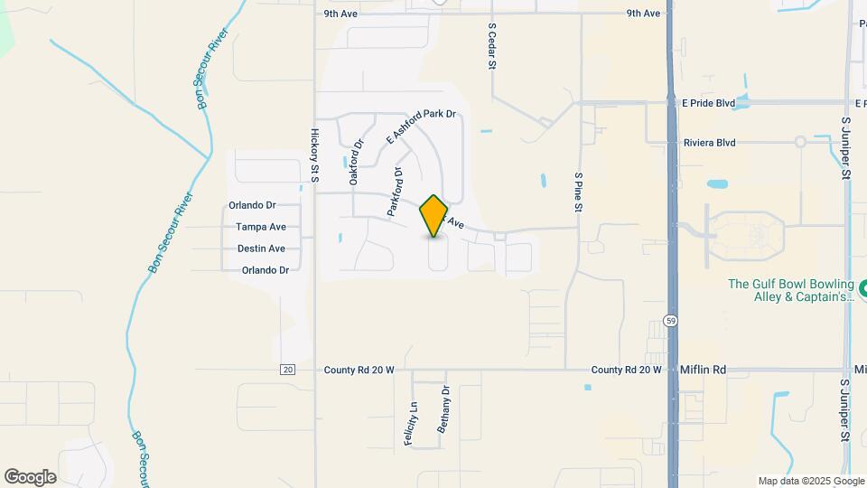 2707 Hampton Park Cir Map and Location Details