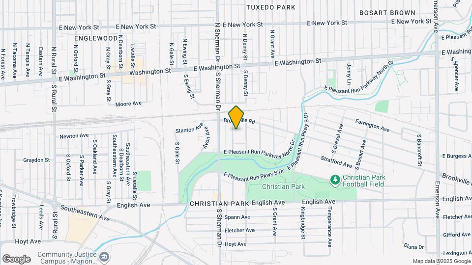 243 S Bradley Ave Map and Location Details