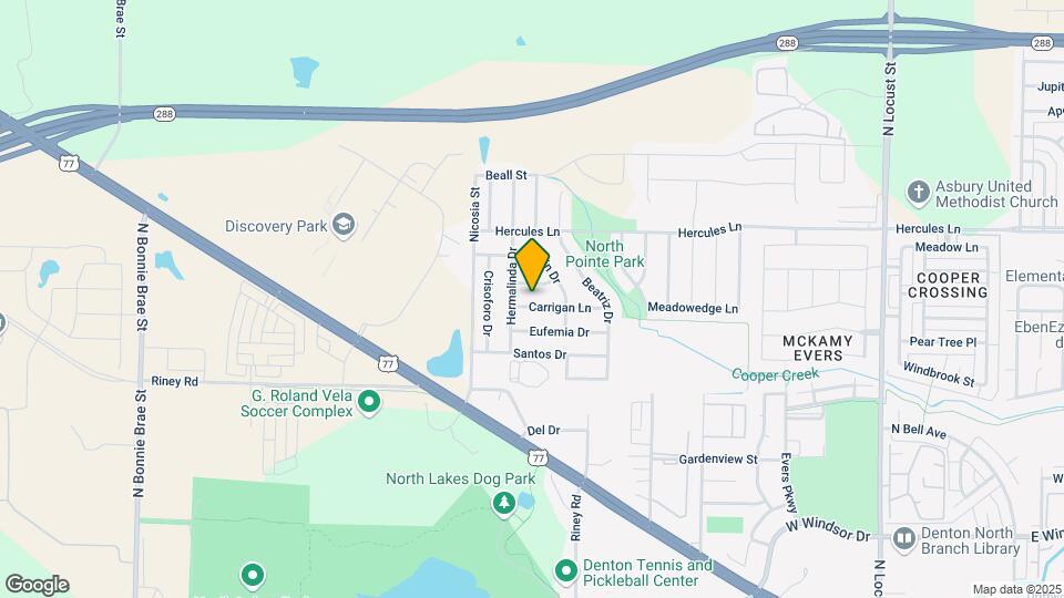 1520 Carrigan Ln Map and Location Details
