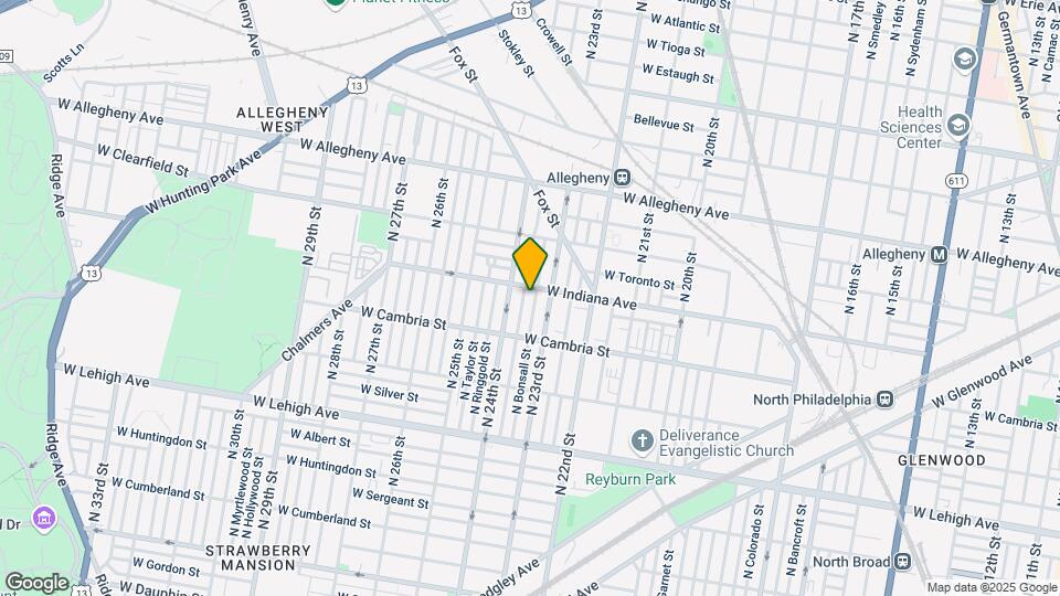 2958 N Bonsall St Map and Location Details