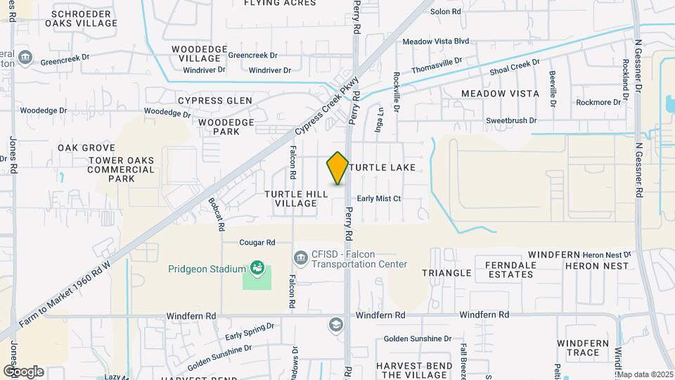 9511 Spanish Mill Dr Map and Location Details