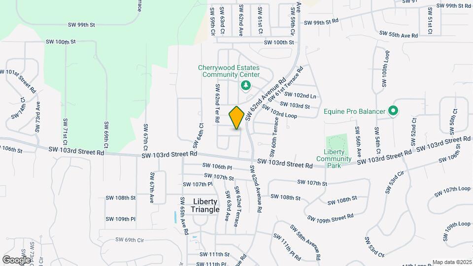 6241 SW 104th Ln Map and Location Details
