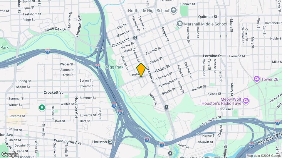 1828 Fletcher St Map and Location Details