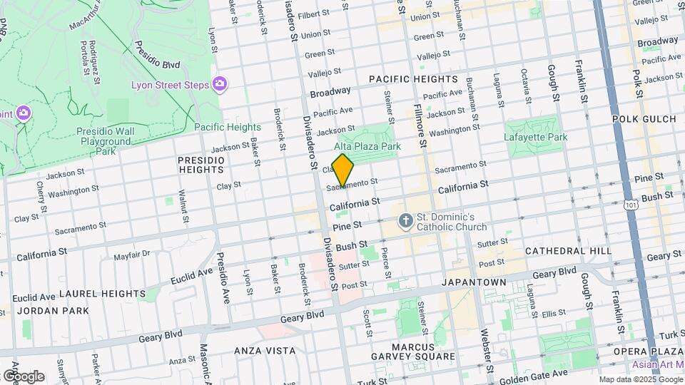 2051 Scott St Map and Location Details