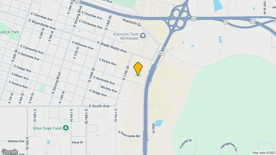 425 S George Nigh Expy Map and Location Details