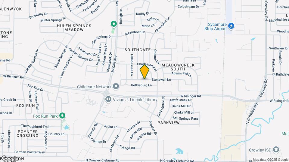 3117 Stonewall Ln Map and Location Details