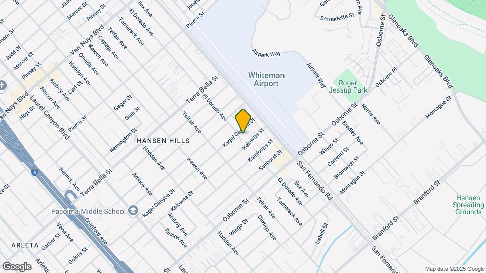 12920 Kagel Canyon St Map and Location Details