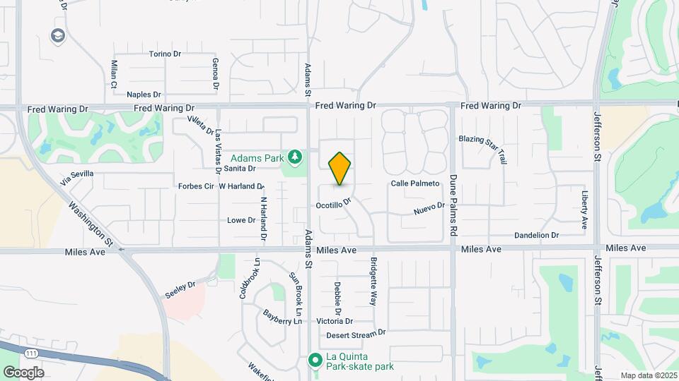 44540 Pala Cir Map and Location Details