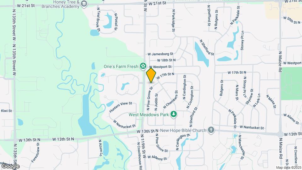 1703 N Grove St Mapa y Detalles de la Ubicación