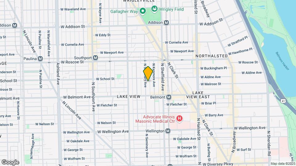 3247 N Seminary Ave Map and Location Details